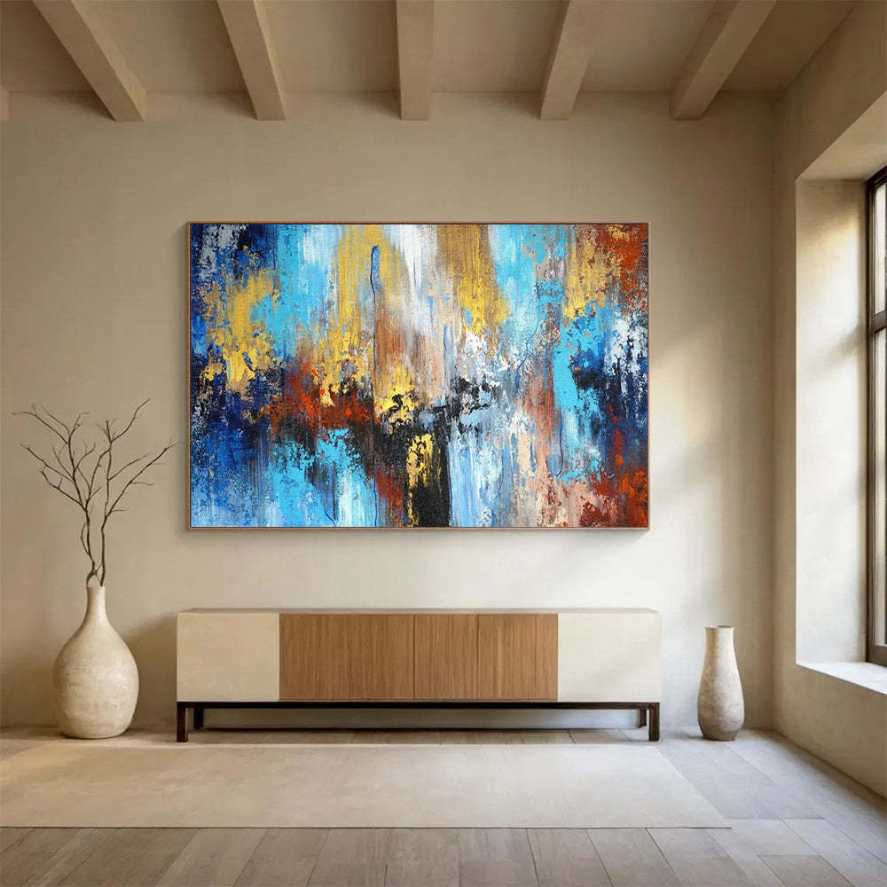 Elegant Large - Scale Abstract Wall Art for Dining Room & Entryway LargeART1606
