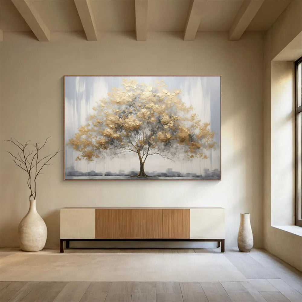 Elegant Colossal Abstract Mural for Entryway & Dining Room LargeART1621