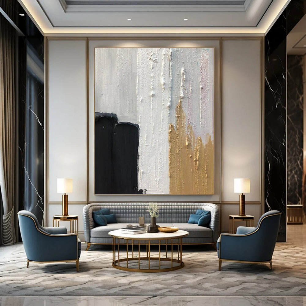 Custom Textured Abstract Creations for Dining Room & Bar DTP397