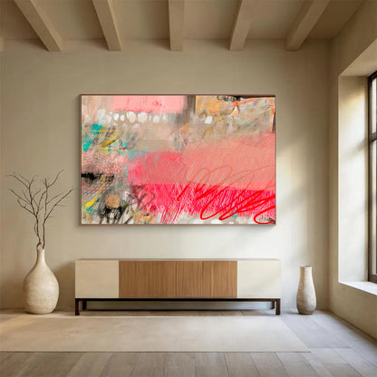 “Cosmic Convergence” Massive Abstract Painting for Entryway & Office DKH206