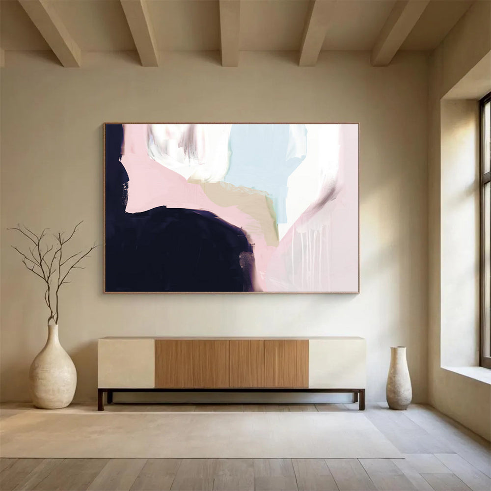 Soft Pastel Abstraction - Oversized Calm Bedroom Decor DLZ132