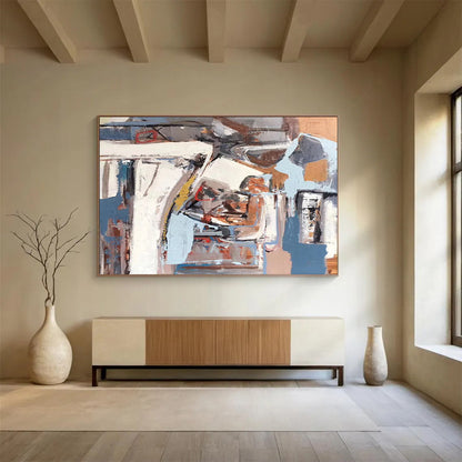 Abstract Coastal Collage - Modern Office Creativity DLZ026
