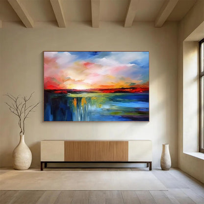 Luxurious Vast Abstract Canvas for Dining Room & Hotel LargeART1597