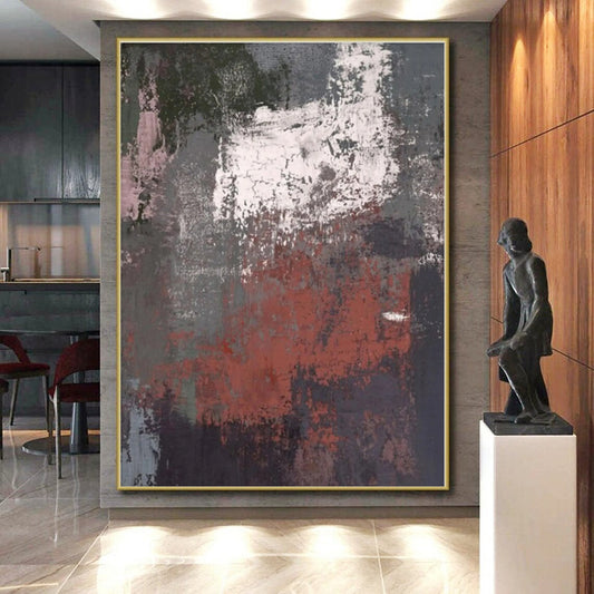 Colossal Custom-Made Abstract Wall Art for Home Craft Room Storage Wall