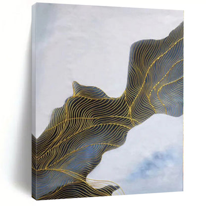 Giant Made-to-Order Abstract Painting for Mudroom Dog Washing Station Walls