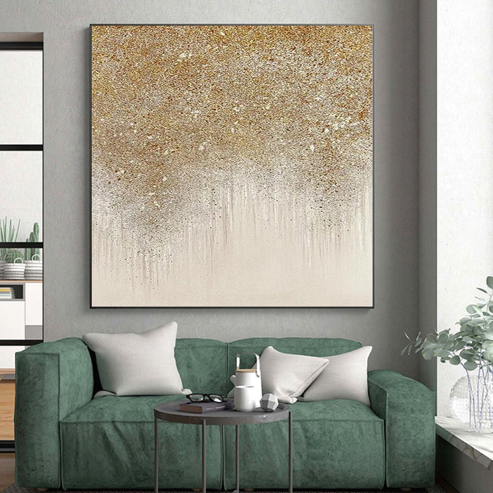 Immense Made-to-Order Abstract Canvas for Kitchen Island Feature Walls