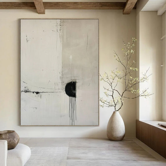 Extra-Vast Hand-Painted Modern Abstract Painting for Cruise Ship Promenade Decks