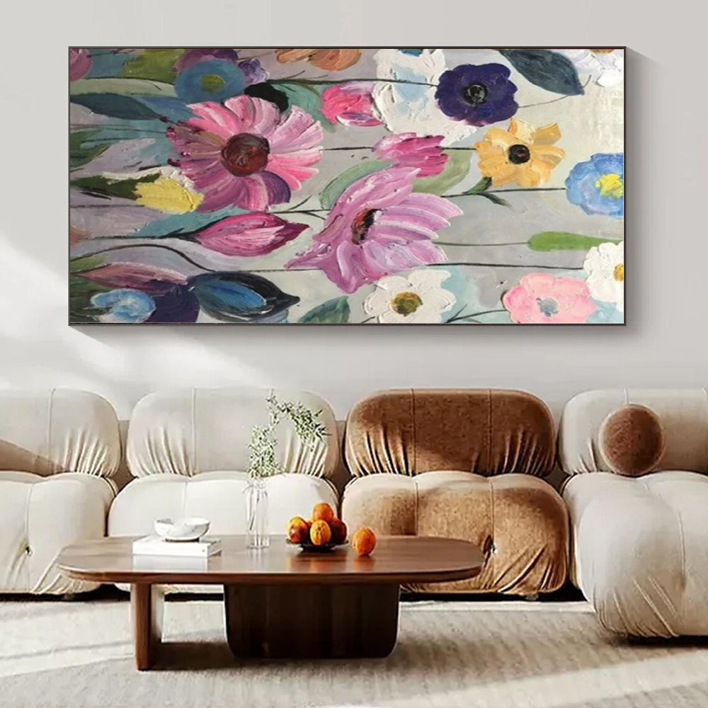 Hand-Painted Personalized Abstract Art for Office Waiting Areas