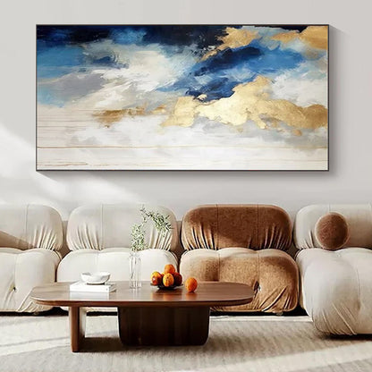 Enchanted Forest Hand-Painted Abstract Canvas for Children's Bedrooms