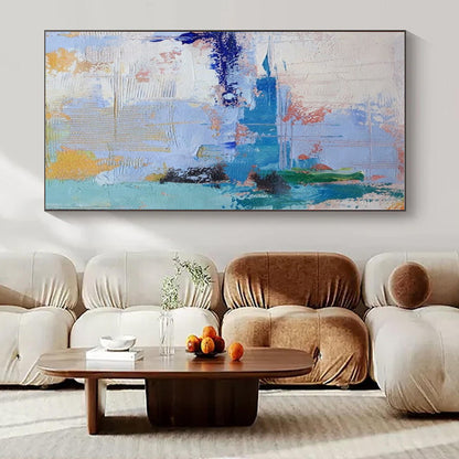 Custom Hand-Painted Abstract Painting for Office & Living Room
