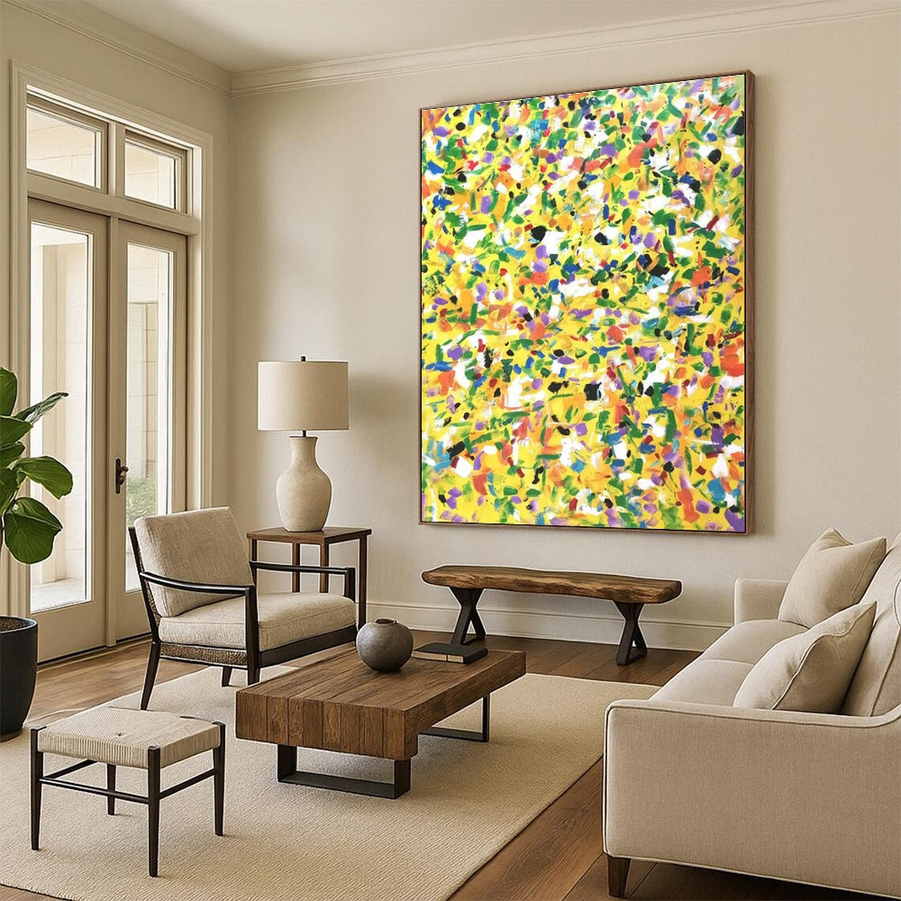 Ideal Extra-Large Abstract Painting for Luxury Hotel Ballrooms