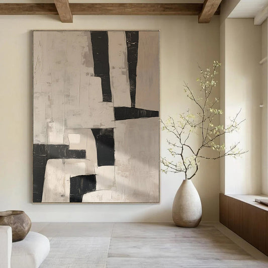 Giant Made-to-Order Abstract Painting for Educational Campus Libraries