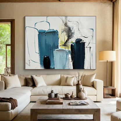 Huge Modern Abstract Canvas for Home Craft Room Creative Catalyst