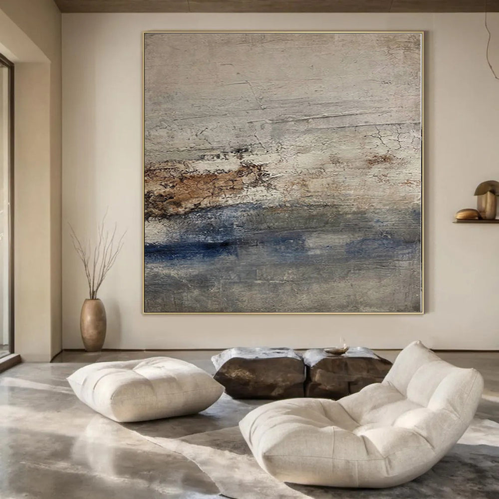 Giant Made-to-Order Abstract Canvas for Aviation Hangar Art Installations