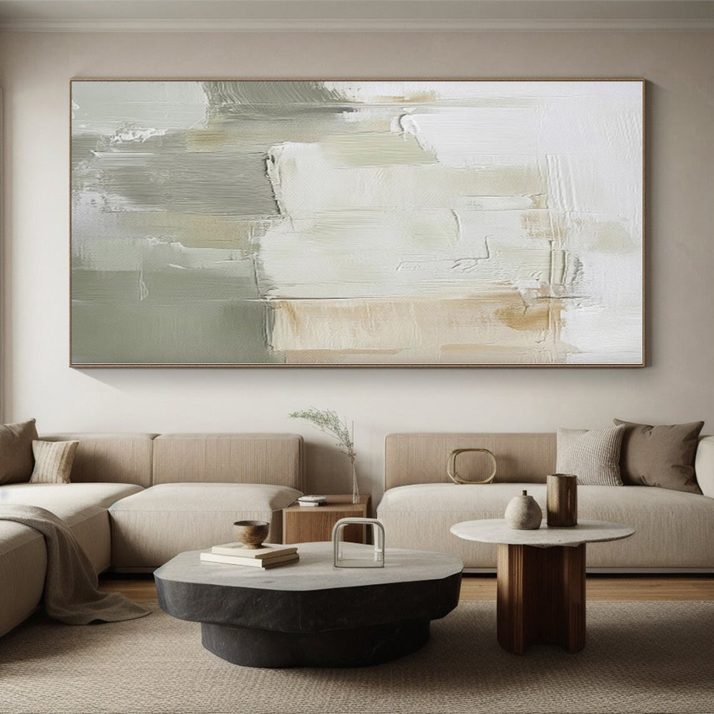 Super-Sized Made-to-Order Abstract Wall Art for Reading Nook Window Seat Wall