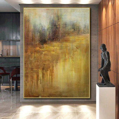 Extra-Large Contemporary Abstract Art for Botanical Garden Visitor Centers
