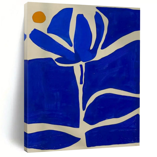 Giant Hand-Painted Contemporary Abstract Painting for Technology Startup Office Breakout Areas