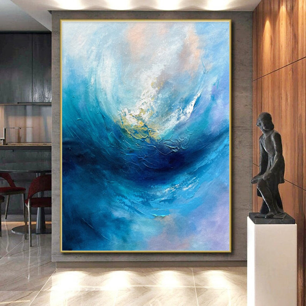 Oversized Abstract Wall Art for Home Music Studio Creative Backdrop LargeART0683