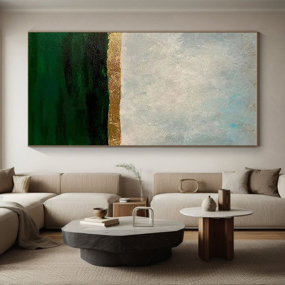 Oversized Bespoke Hand-Painted Abstract Canvas for Art Galleries LargeART0644