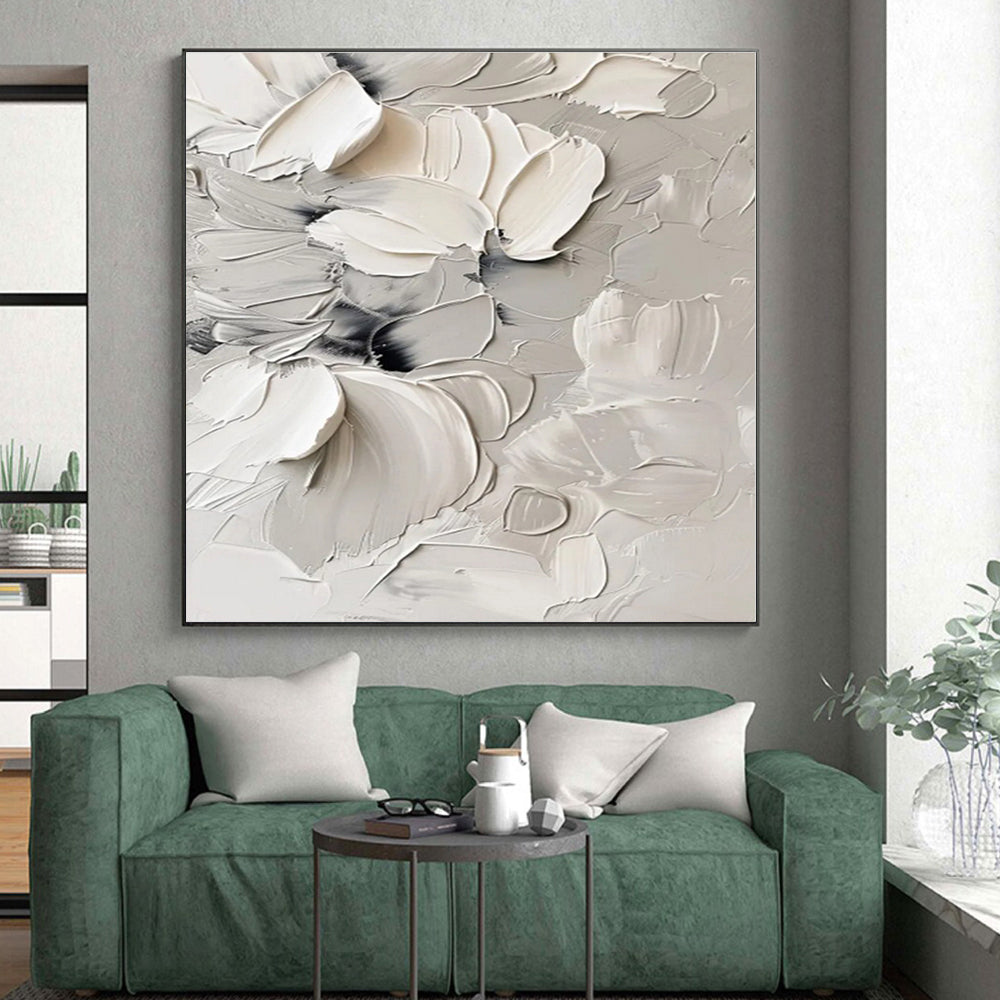 Massive Custom Hand-Painted Abstract Art for Walk-in Closet Style Wall