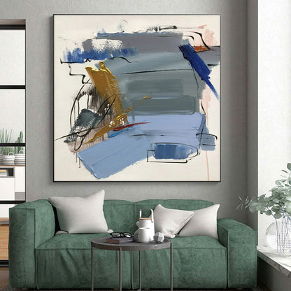 Super-Sized Contemporary Abstract Art for Home Theater Screen Surround