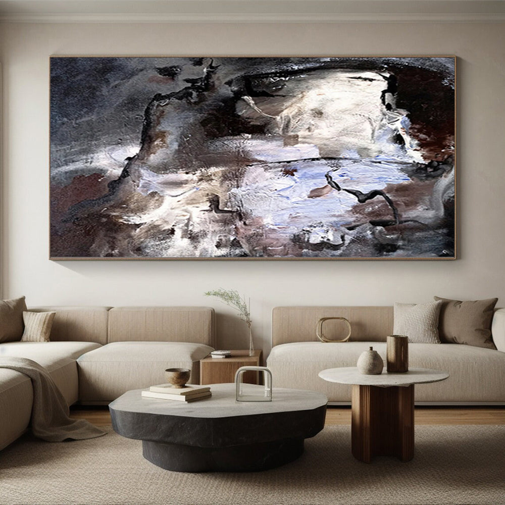 Giant Abstract Steampunk Art - Commissioned Mixed Media for Vintage-Themed Bars