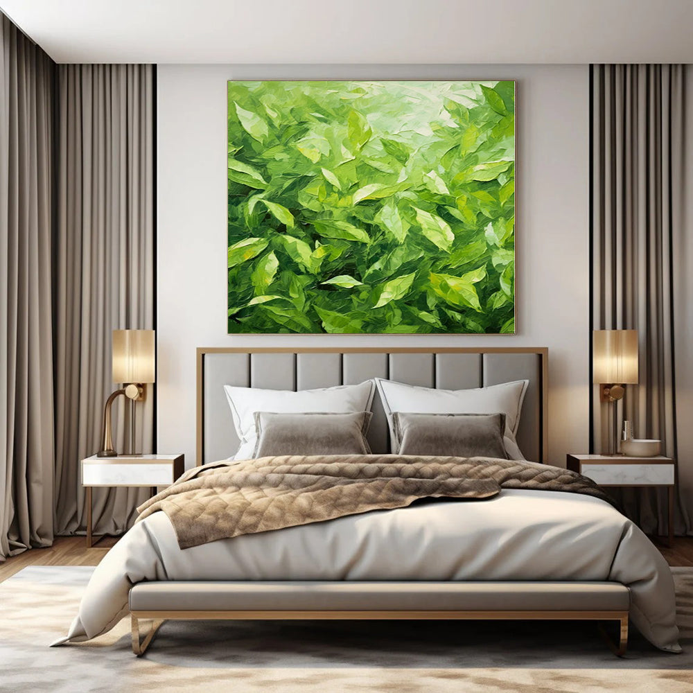 Large Abstract Canvas for Pantry Shelf Areas - Commissioned Acrylic on Canvas