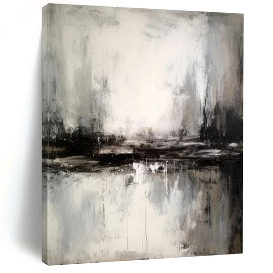 Large Contemporary Abstract Canvas for Family Reunion Banquet Halls