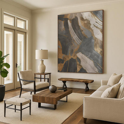 Vast Modern Abstract Canvas for Event Venue Themed Decor