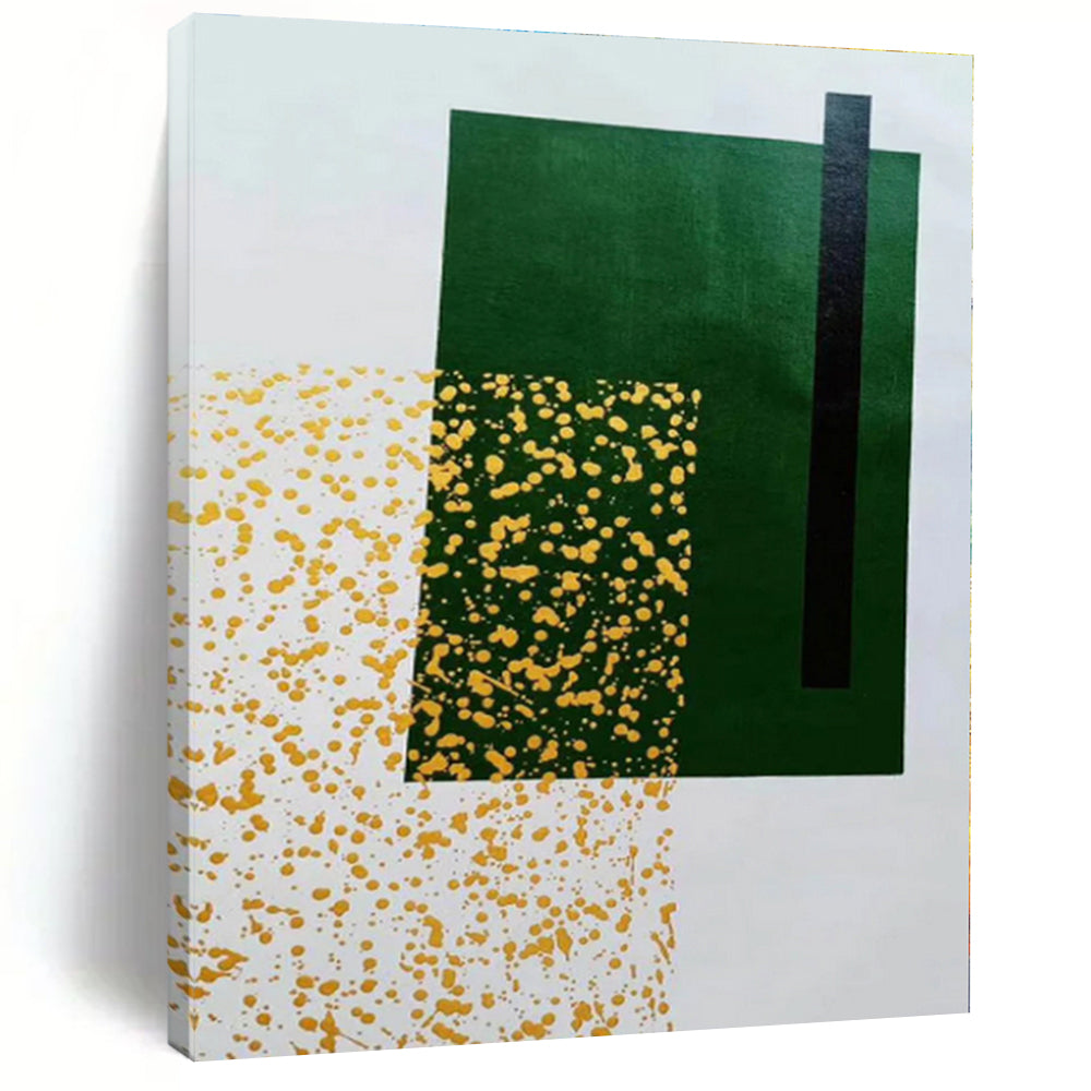 Gigantic Hand-Painted Abstract Painting for Hallway Staircase Landing Wall