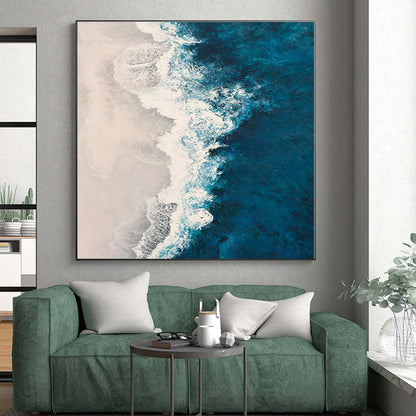 Extra-Large Made-to-Order Abstract Painting for Home Music Studio Wall