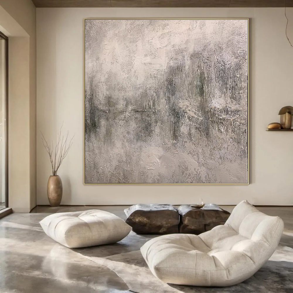 Large Hand-Painted Abstract Art for Retail Brand Headquarters