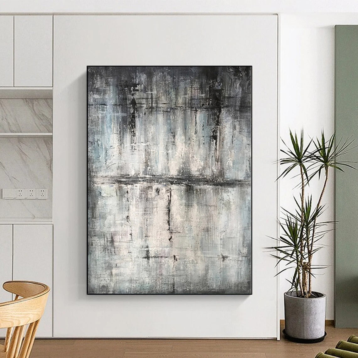 Large Custom Abstract Art for Garage Utility and Workbench Walls