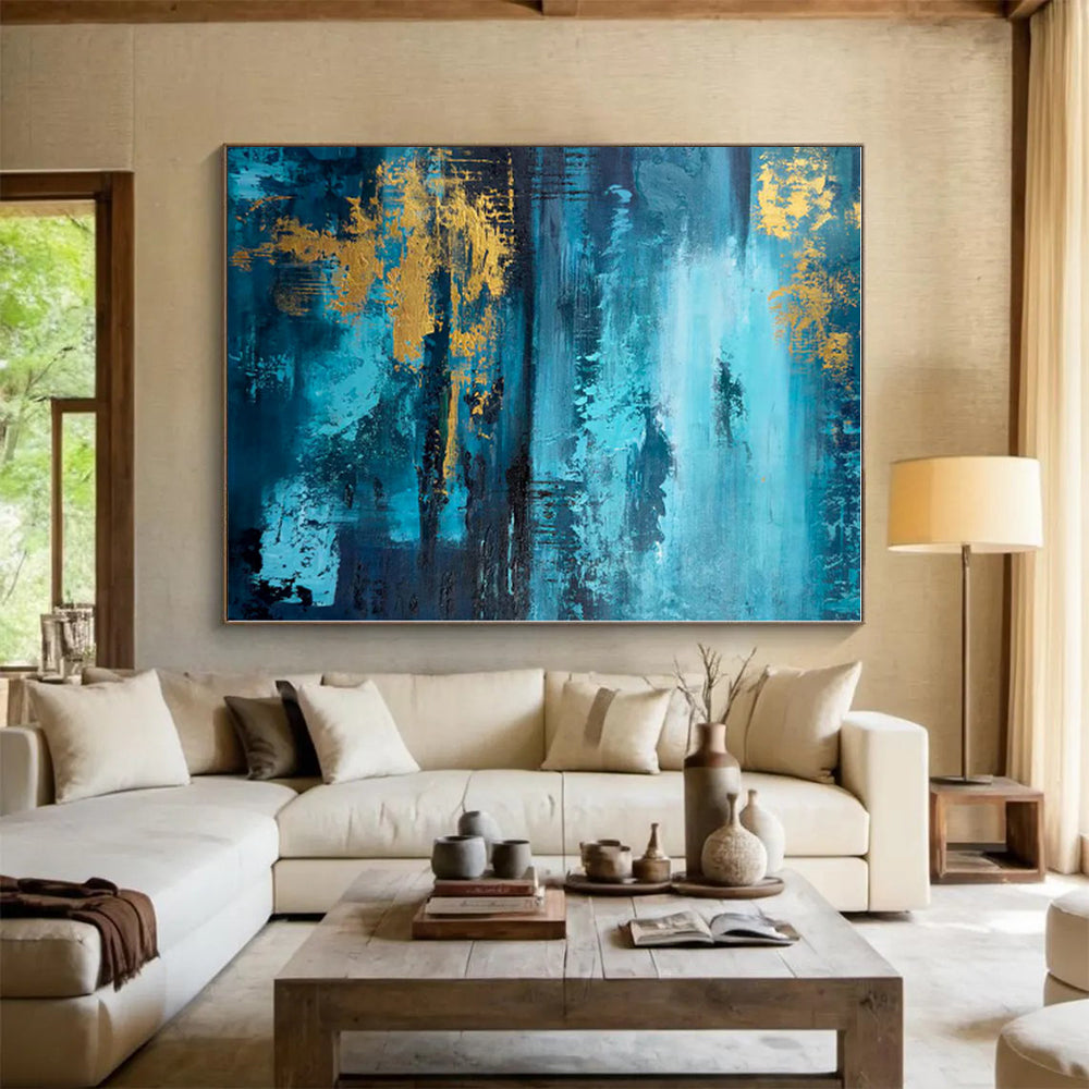 Oversized Custom Abstract Art for Garage Workbench Wall