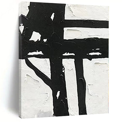 Giant Hand-Painted Abstract Art for Basement Home Theater Feature Walls