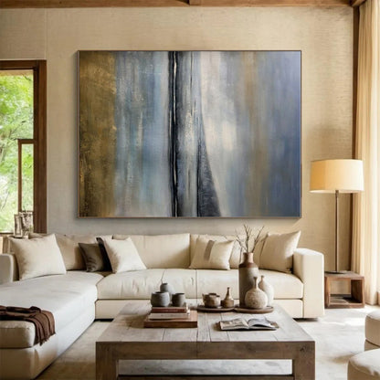 Super-Sized Contemporary Abstract Painting for Retail Store Window Displays