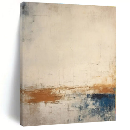 Large-Scale Hand-Painted Abstract Painting for Office and Hotel Conference Rooms