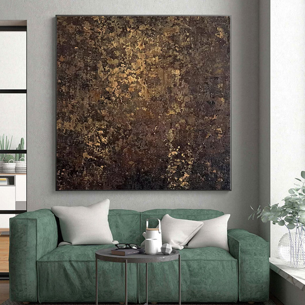 Colossal Custom Abstract Canvas for Greenhouse Potting Area Wall