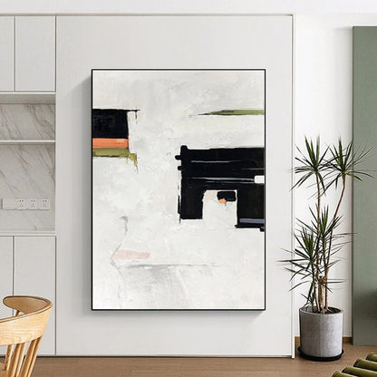 Giant Made-to-Order Abstract Painting for Mudroom Bicycle Storage and Gear Areas