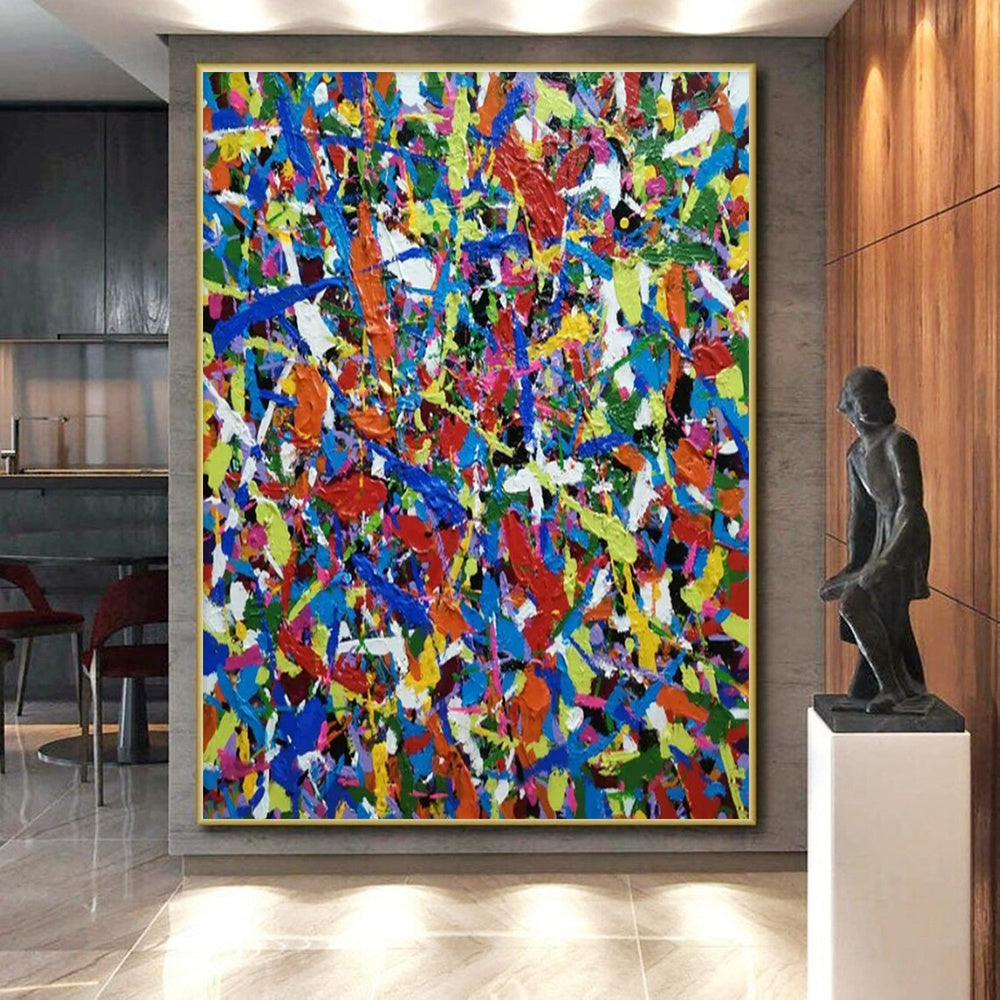 Gigantic Modern Abstract Artwork for Cultural Heritage Center Event Halls