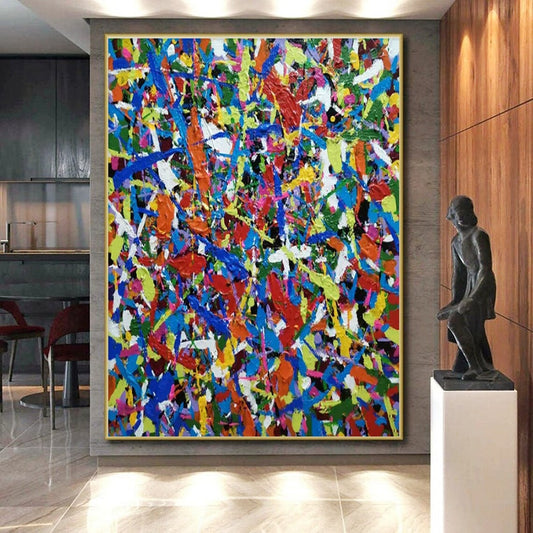 Gigantic Modern Abstract Artwork for Cultural Heritage Center Event Halls