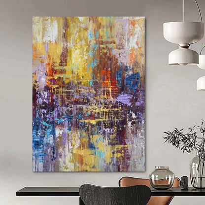 Gigantic Contemporary Abstract Painting for Sports Arena VIP Lounges