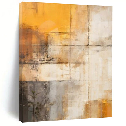 Large-Scale Hand-Painted Contemporary Abstract Mural for Family Home Nurseries