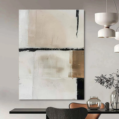Hand-Painted Bespoke Abstract Canvas for Dining Room & Hotel LargeART1475