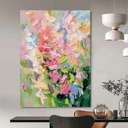 Dynamic Hand - Painted Textured Abstract Painting on Canvas for Living Room & Office DKH1403