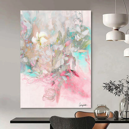 Striking Custom - Painted Textured Canvas Abstract for Living Room & Entryway DKH1084