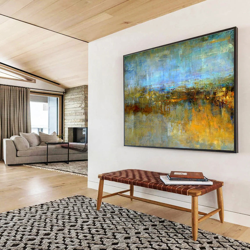 Colossal Abstract Artwork for Dining Room & Bar DKH372