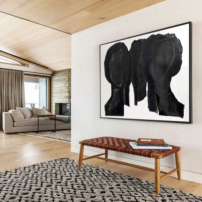 Poised Large Abstract Wall Decor for Hallway & Bar LargeART1780