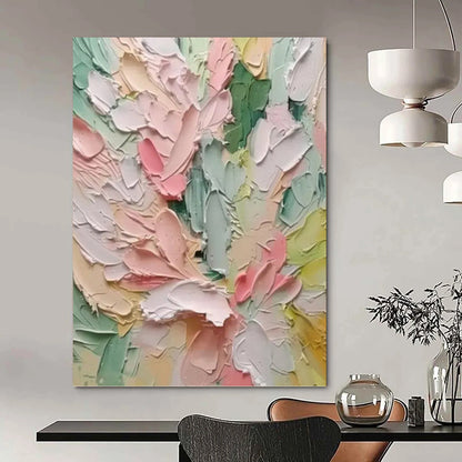 Elegant Hand - Painted Textured Abstract Canvas for Hallway & Living Room DKH1397