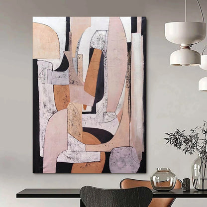 Handmade Large Abstract Paintings: Textured Wonders for Hallway & Entryway DTP252